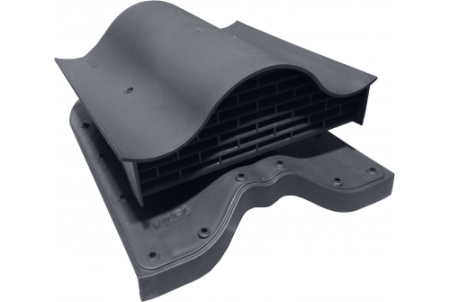 Вентиль кровельный Kvinta (Nera) - KTV серый