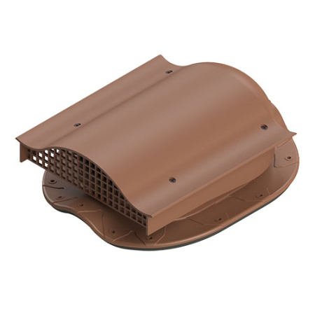 Аэратор кровельный TP-88/S | Кровельный вентиль для кровли из металлочерепицы «Монтеррей» Терракотовый