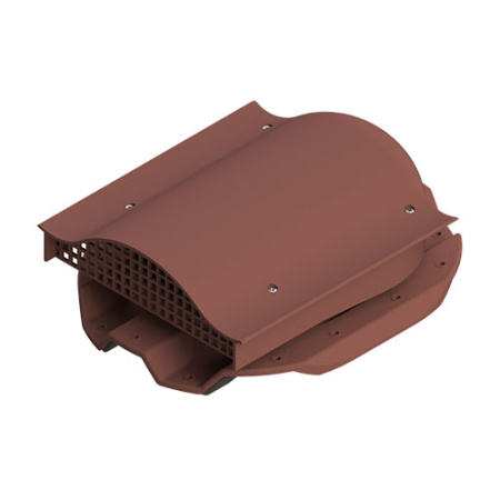 Аэратор кровельный TP-88/С | Кровельный вентиль для кровли из профнастила С-21 красный