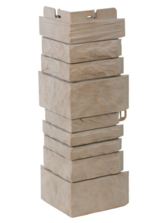 Угол фасадной панели «Альта-Профиль», скалистый камень Алтай / каньон Аризона