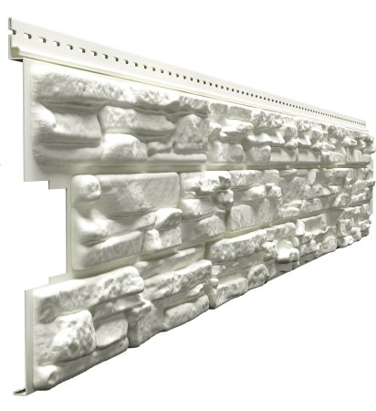 Сайдинг LUX под камень, ROCKY, кокос