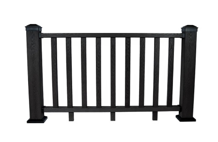 Ограждение из ДПК POLIVAN 3D 125х960х1575 мм (Черный)