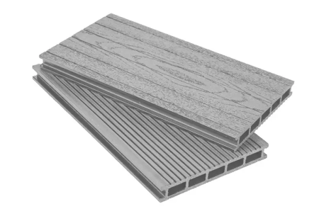 Террасная доска ДПК Grand Line 160мм вельвет и тиснение под дерево Серый 3м