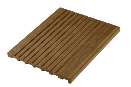 Ступень из ДПК Terradeck UNODECK Орех 345х23x3000 мм