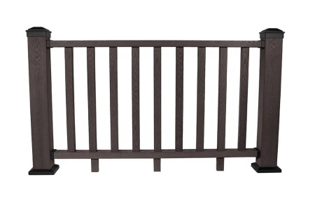 Ограждение из ДПК POLIVAN 3D 125х960х1575 мм (Темно-коричневый)