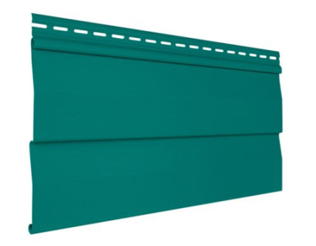 сайдинг виниловый под брус «Текос», изумруд