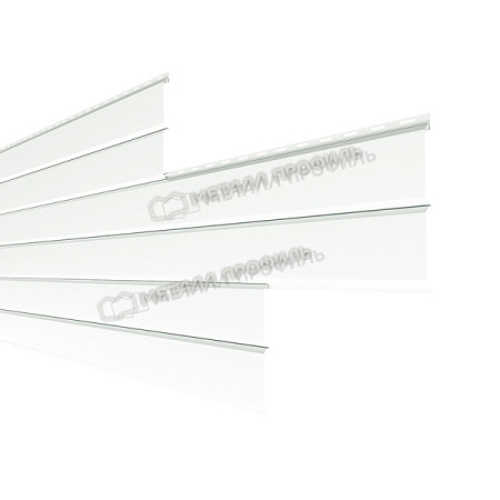 Сайдинг МЕТАЛЛ ПРОФИЛЬ Lбрус-XL-14х335 NormanMP (ПЭ-01-9003-0.5)