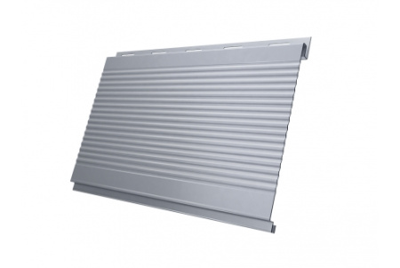 Вертикаль 0,2 gofr 0,45 PE с пленкой RAL 9006 бело-алюминиевый