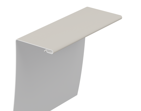 Универсальный околооконный профиль 89/254 мм, 3 м Docke, пломбир