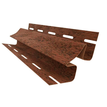 КРАСНЫЙ Внутренний угол к сайдингу колл. СТОУН-ХАУС серия КИРПИЧ (3,05 м) 5шт/уп