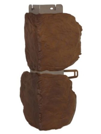 Угол фигурный для панели «Альта-Профиль», бутовый камень скифский