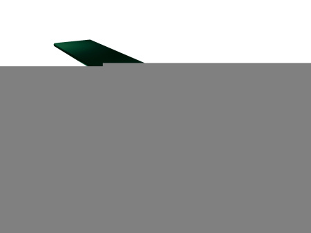 Планка П-образная для профнастила 18*30 RAL 6005 2м