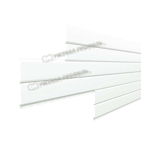 Сайдинг МЕТАЛЛ ПРОФИЛЬ Lбрус-15х240 NormanMP (ПЭ-01-9003-0.5)