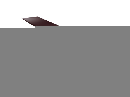 Планка П-образная для профнастила 18*30 RAL 8019 2м