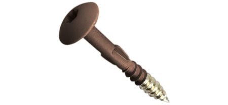 Саморезы полукр. со сверлом 4.8x50 Zn DIN 7504N RAL 8028 (С21) АМ-ГРУПП