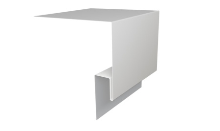 J-фаска под панели L 2.0 ширина до 350 RAL 9003 б\х