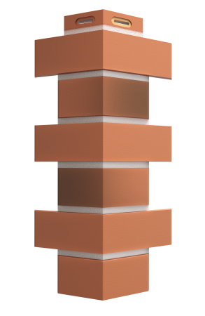 Угол Флемиш, Красный жженый для фасадных панелей