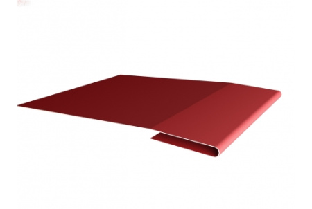 Планка начальная 0,5 Satin с пленкой RAL 3011 коричнево-красный