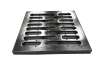 Решетка водоприемная Gidrolica Point РВ-28,5.28,5 - штампованная стальная оцинкованная, кл. А15