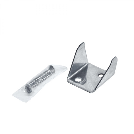 Фиксатор промежуточного профиля CM Railing D = 37 х 37 мм угол=45 град, с саморезами