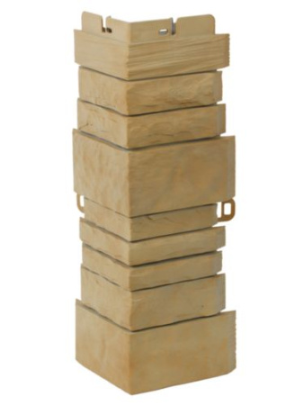 Угол фасадной панели «Альта-Профиль», скалистый камень Кавказ / каньон Монтана