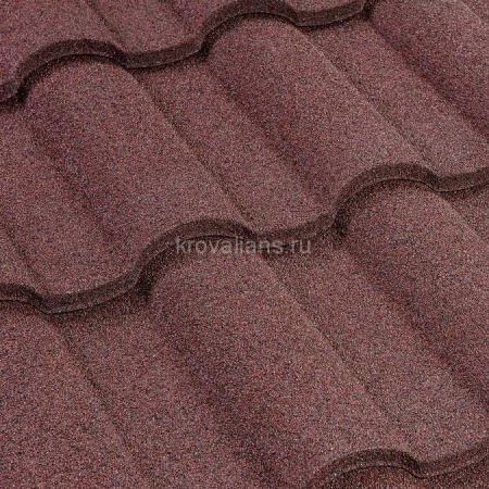 Композитная черепица Luxard (Люксард) Роман (Мокко) /лист/