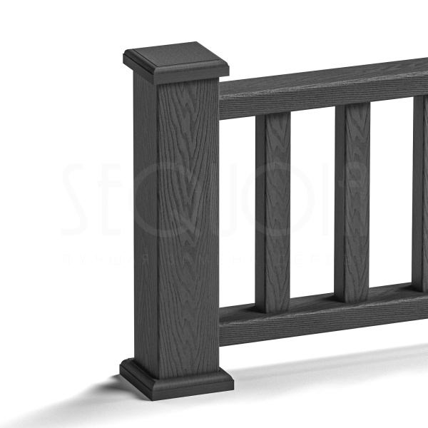 Комплект крышка\юбка для столба SEQUOIA GRAY