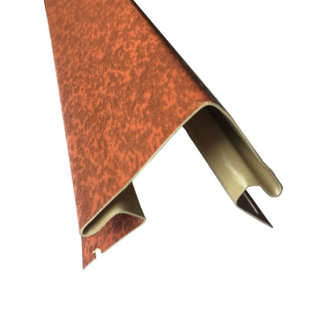 БИСМАРК Акрил Наружный угол к сайдингу колл. КИРПИЧ (3,05 м) 10шт/уп TECOS