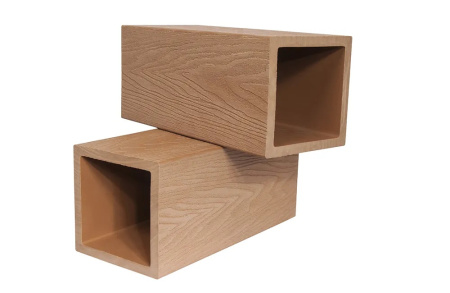 Столб из ДПК POLIVAN 3D 125х125х2900 мм (Песочный)