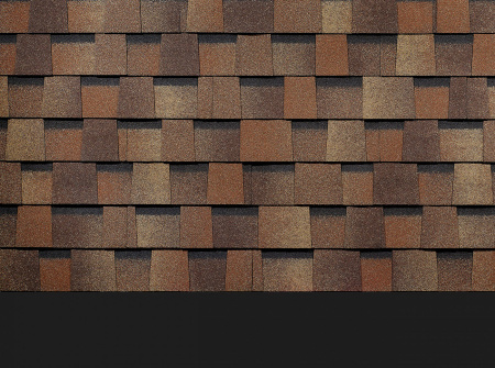 Ламинированная черепица Серия DRAGON LUX, брауни