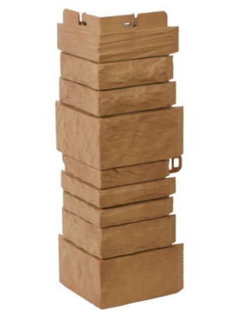 Угол фасадной панели «Альта-Профиль», скалистый камень Памир / каньон Невада