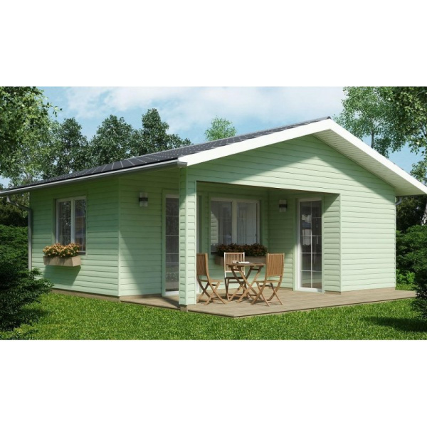 Виниловый сайдинг VOX Unicolor Корабельный брус SV-01, Светло-зеленый