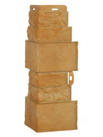 угол фасадной панели «Альта-Профиль», фасадная плитка златолит