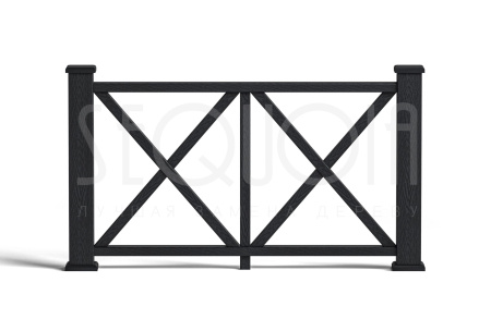 Комплект ограждения SEQUOIA «Эдинбург», brown