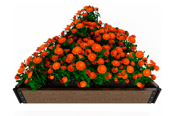 Шарнир для клумбы Holzhof 30*225мм, пластик коричневый