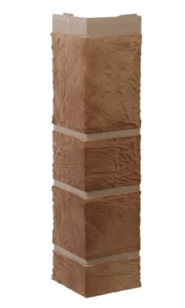 Угол фасадной панели «Альта-Профиль», камень кварцит