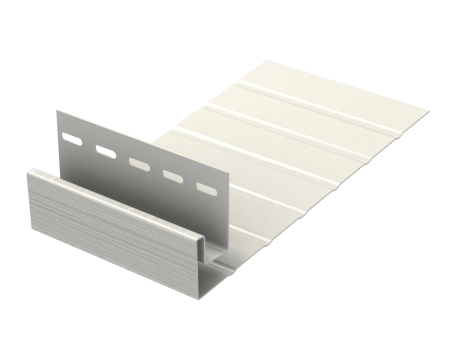 БЕЛЫЙ J-фаска ветровая к сайдингу (3,05 м) 10шт/уп