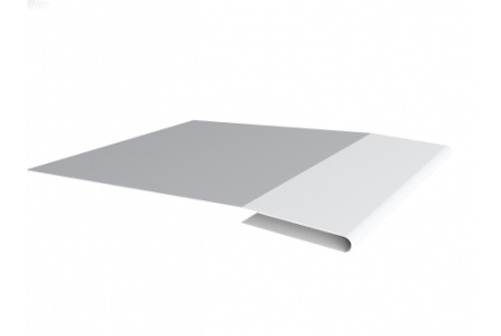 Планка начальная 0,45 PE с пленкой RAL 9003 сигнальный белый