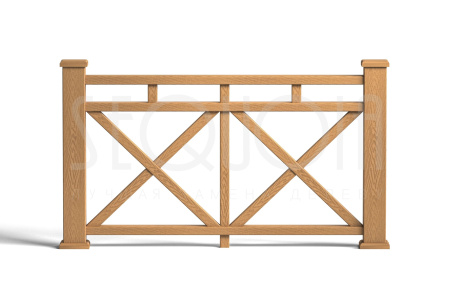 Комплект ограждения SEQUOIA «Бастион», nature