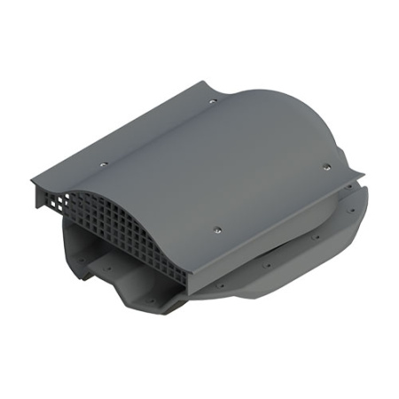 Аэратор кровельный TP-88/С | Кровельный вентиль для кровли из профнастила С-21 серый