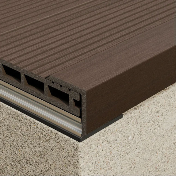 Уголок Unodeck Темный орех 50х50 3,0м