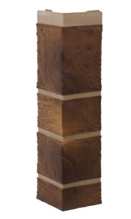 Угол фасадной панели «Альта-Профиль», камень сланец