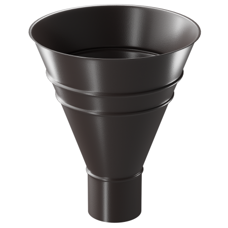 Воронка желоба STAL PREMIUM, шоколад