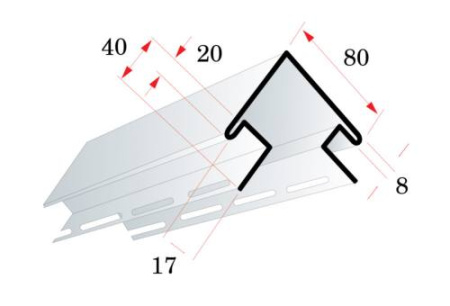 наружный угол «Альта-Профиль», белый