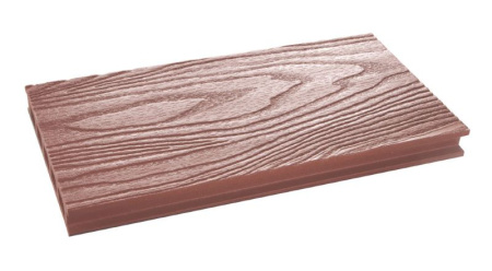 Террасная доска DOS ELITE шовная, Терракот с тиснением под дерево, 4 метра