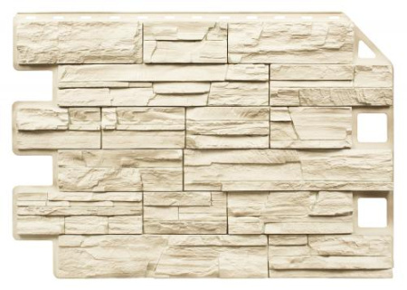 Фасадная панель «Royal Stone», скалистый камень Оттава