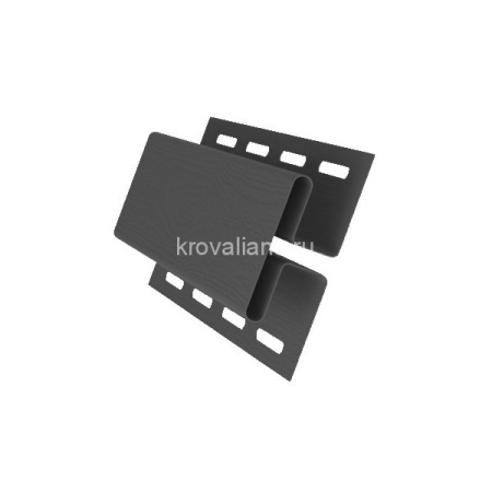 Н-профиль Grand Line (Гранд Лайн) 3 м АКРИЛОВЫЙ (Графит)