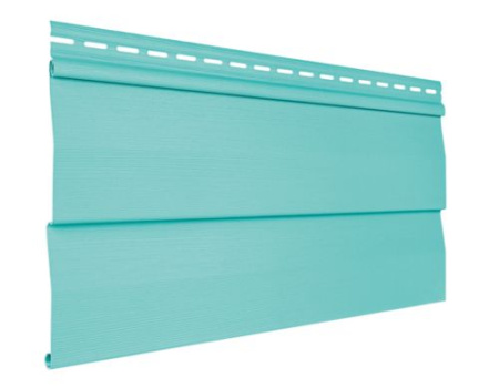 сайдинг виниловый под брус «Текос», бирюза