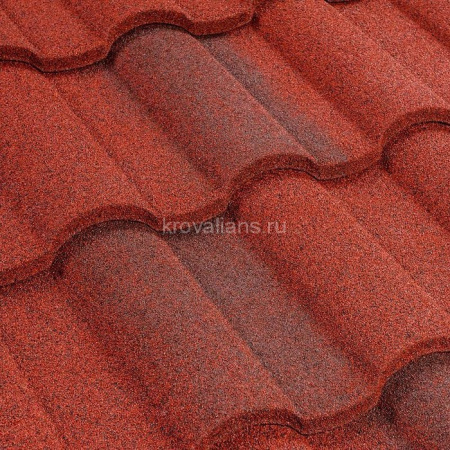 Композитная черепица Luxard (Люксард) Классик (Гранат) /лист/