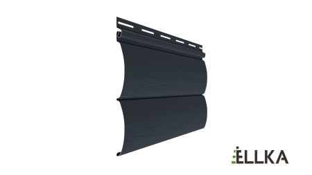 Сайдинг-панель ЁLLKA Блок-Хаус Графит